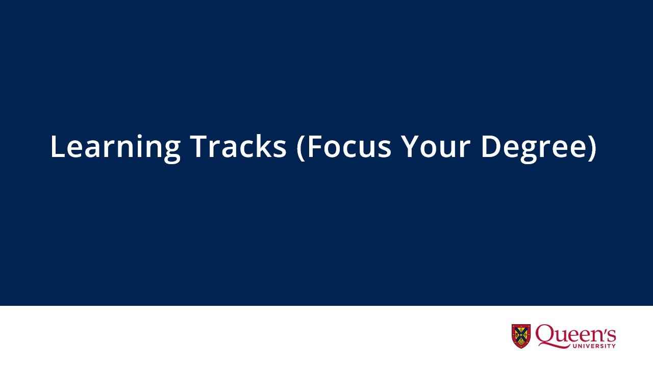 Learning Tracks