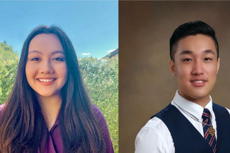 Jazlyn McGuinty and Calvin Sun