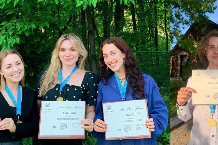 Veda Sharpe, Erin Ford, Emma Griffin, and Simon Zacharias Bezanson