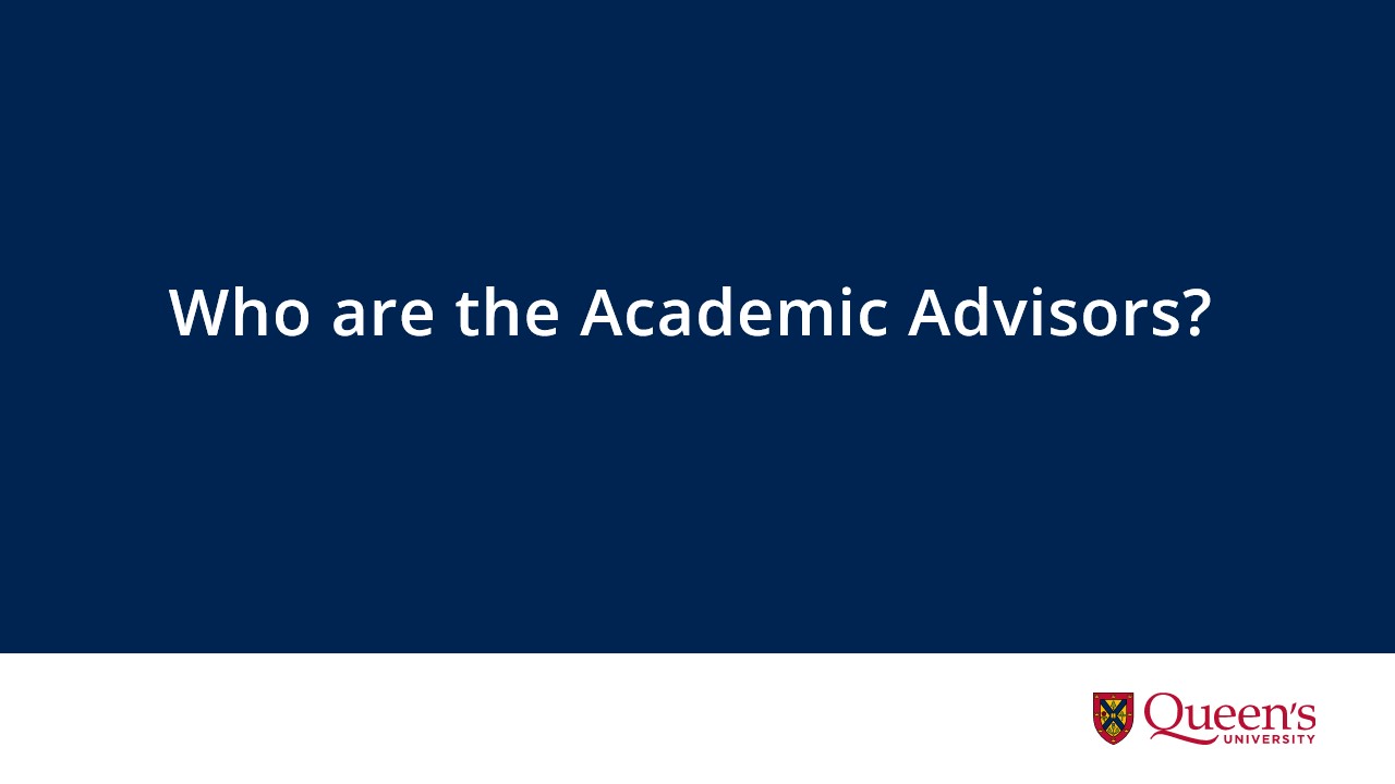 Academic Advisors - What can & can't they help with